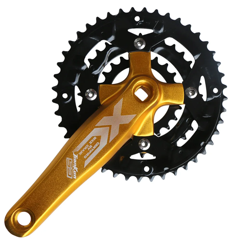 MTB шатун для дорожного велосипеда, набор 22T 32T 44T 9 speed 27 S, велосипедная коленчатая шестерня, дисковая звездочка, 170 мм, кривошипная цепь 104BCD 64BCD
