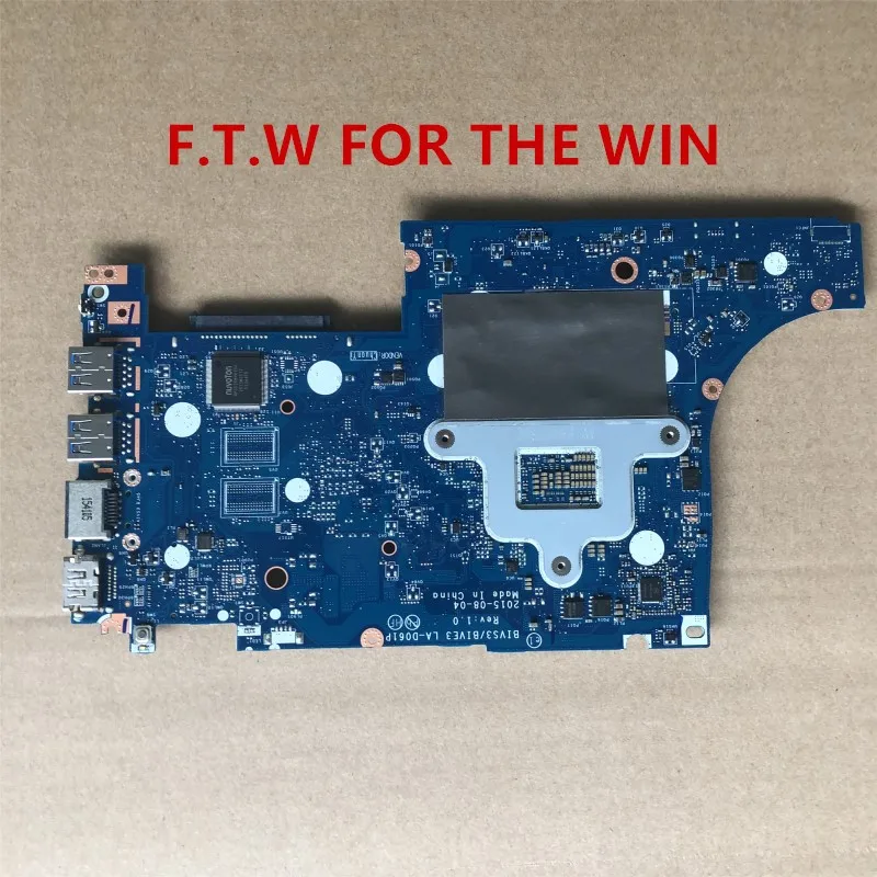 Online 5B20K50523 Para Lenovo 500S-13ISK Placa Motherboard Laptop BIVS3/BIVE3 LA-D061P DDR3L DR2EU I3-6100U 100% Probado