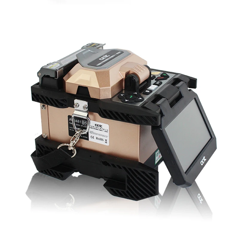 Аппарат ZHWCOMM AV6481A для оптоволоконной сварки аппарат FTTH с меню на английском языке