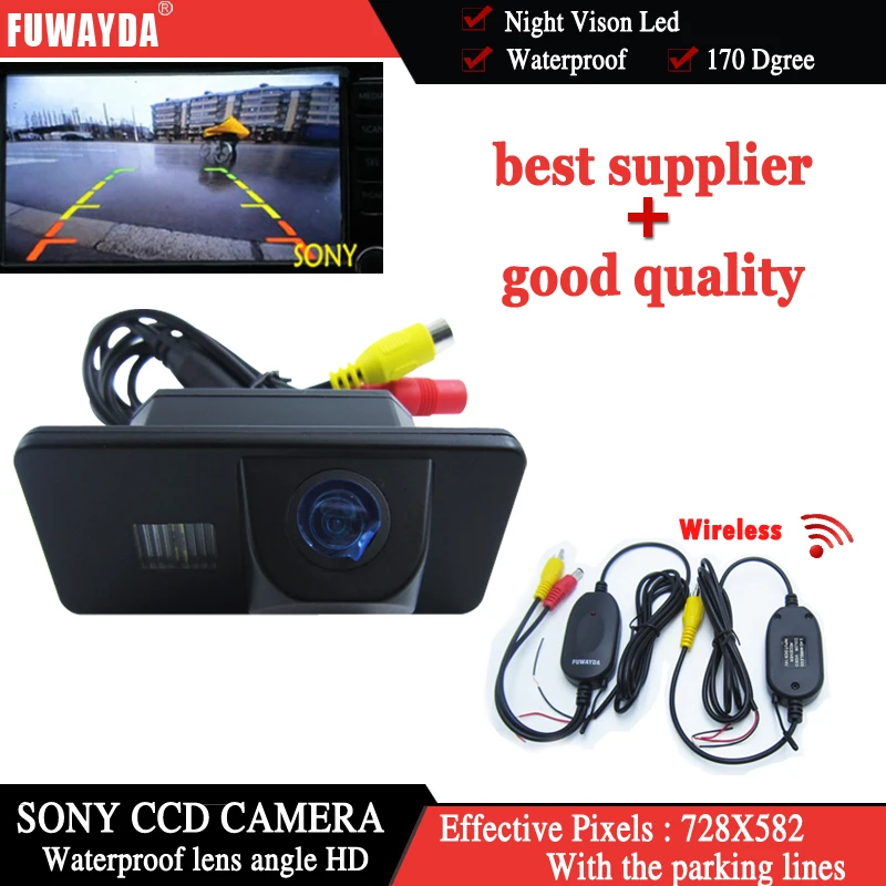 FUWAYDA wireless camera parking Car RearView Camera HD for SONY CCD car Camera for BMW E81 E87 E90 E91 E92 E60 E61 E62 E64 X5 X6