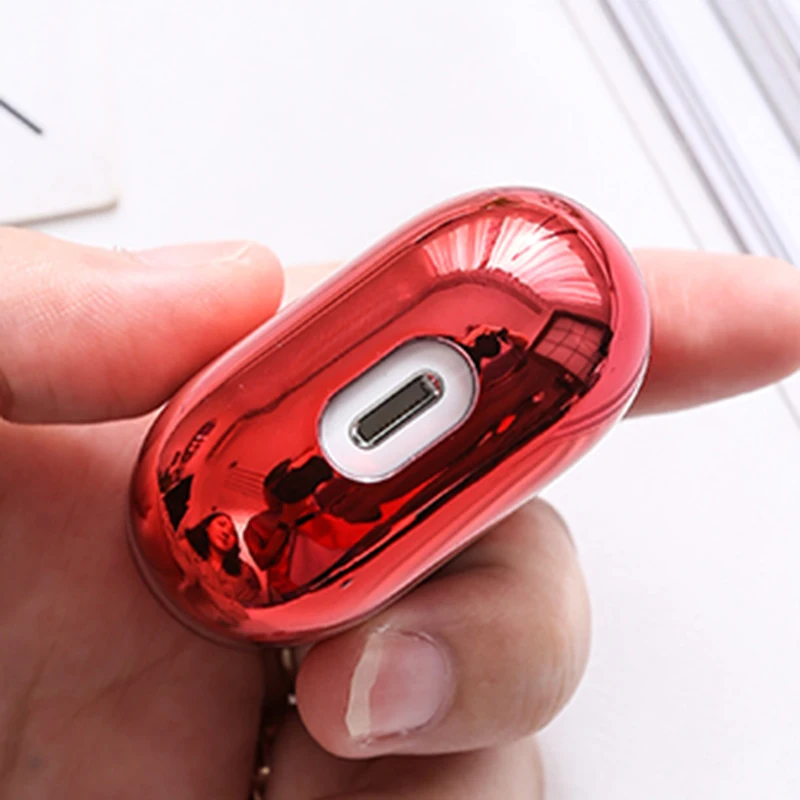Цвет PC чехол для Airpods 2 колесика с камерой низкого давления х стручки Прозрачные
