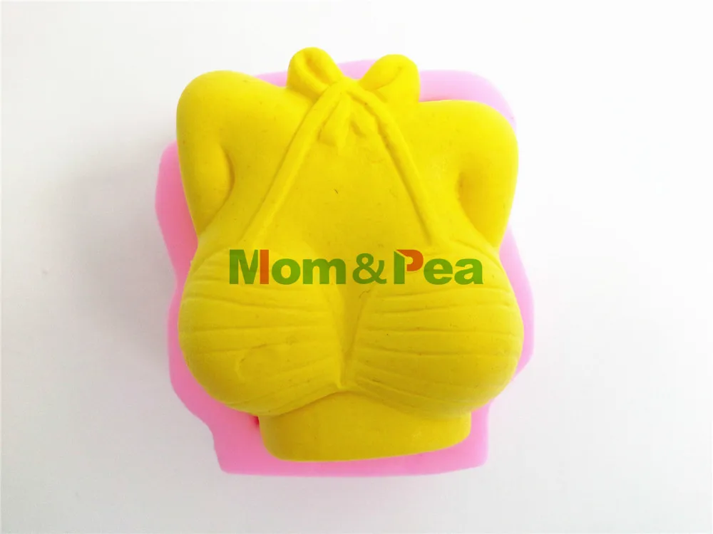 Mom & Pea 0467 Бесплатная доставка Бикини Топ бюстгальтер в форме силиконовой формы