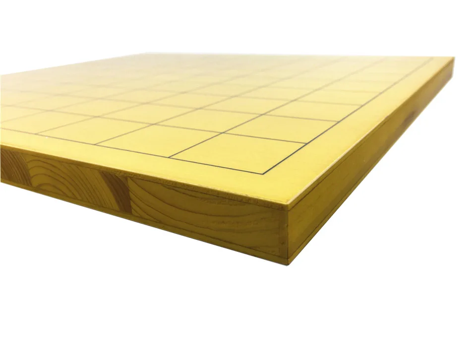 Japan Shogi Top grade Wooden Chessboard 37*34.5cm Hardness 2cm for International Sho-gi Chess Game Portable Gift BSTFAMLY JB02