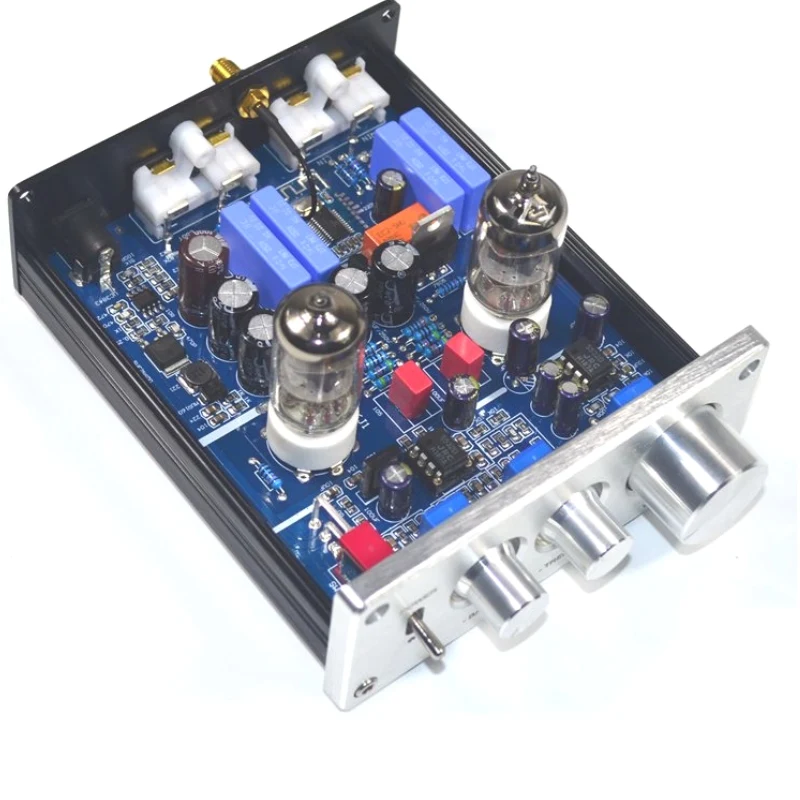 Bluetooth 4 2 Buffer Hi Fi 6J1 ламповый усилитель стерео с тройным басом контроль тона для