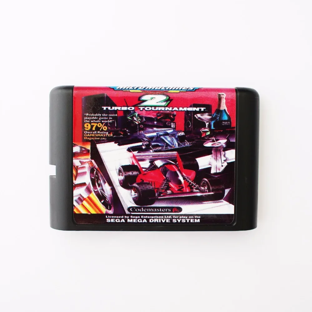 Micro машины 2 турбина 16 бит SEGA MD игровая карта для Sega Mega Drive Genesis|sega md game card|sega games16 bit |