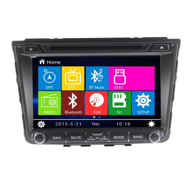 

8" in-dash Car DVD player with GPS navigation USB/SD,AUX,BT/TV,audio Radio stereo,car multimedia headunit for HYUNDAI IX25 2014