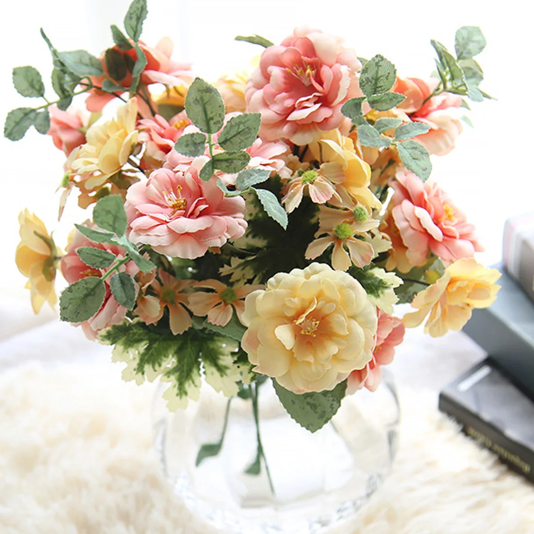 Главная Свадебные украшения аксессуары искусственный созданный вручную цветы 1