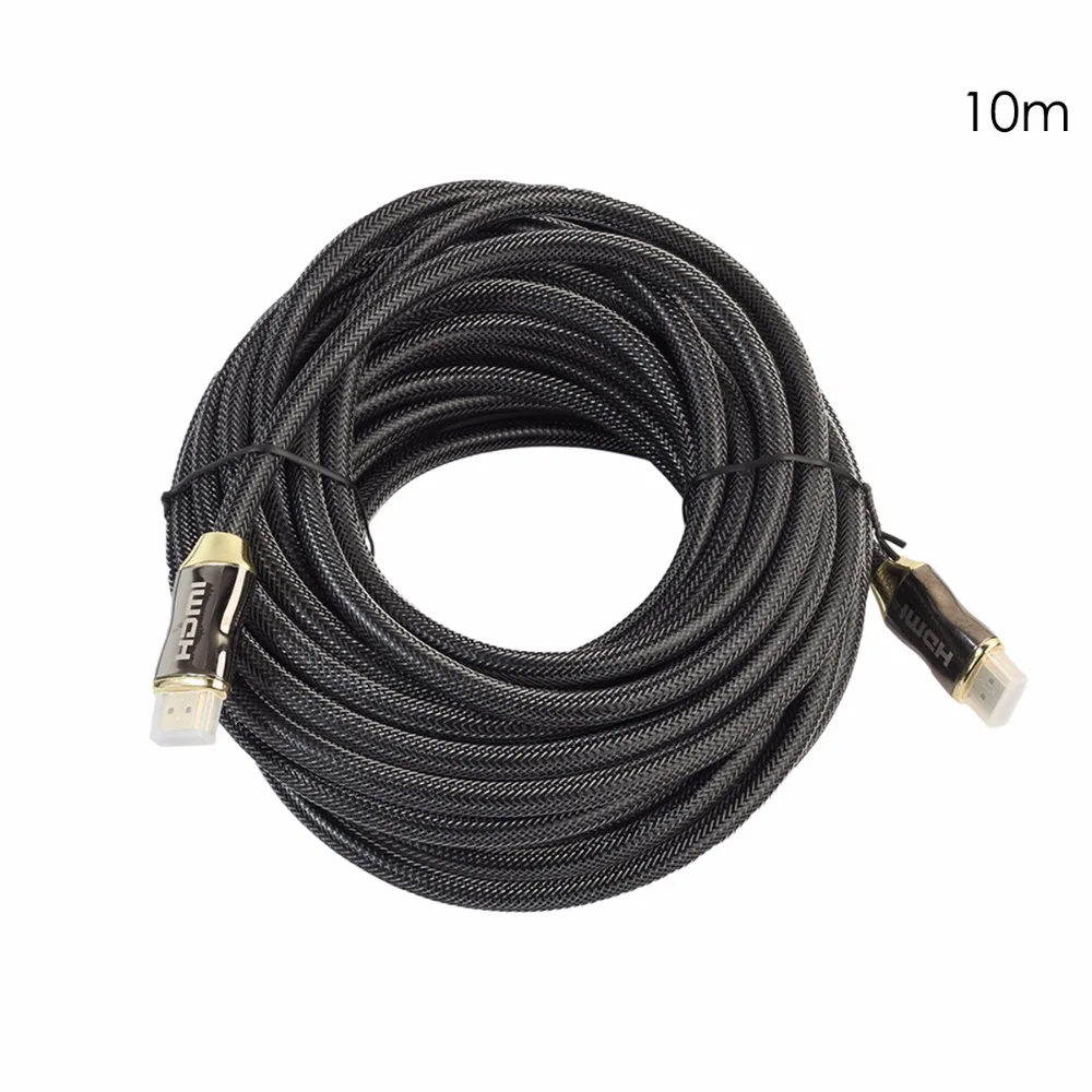 SOONHUA HDMI кабель 4K кабели HDMI 1 м 1,5 м 2 м 3 м 5 м 10 м для HD ТВ ЖК-ноутбука проектор компьютера