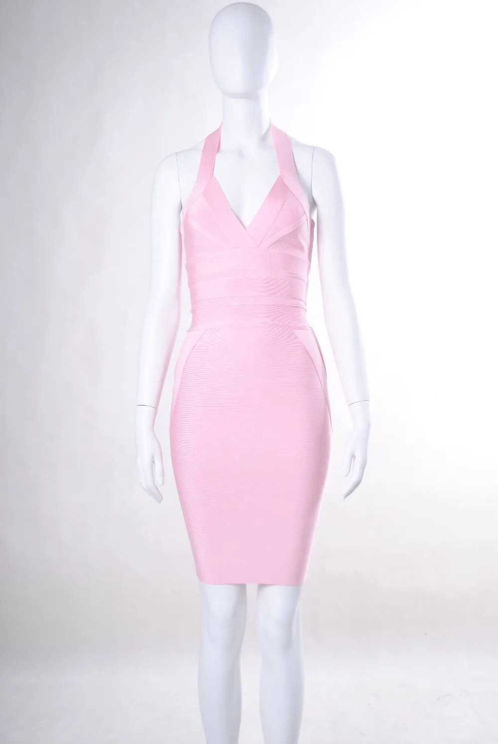 4 вида цветов летнее стильное сексуальное Бандажное платье с v образным вырезом и