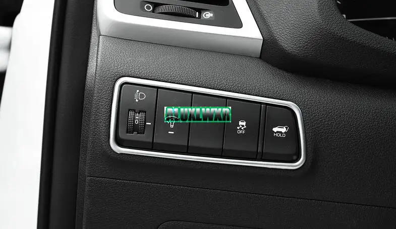 Подходит для hyundai Tucson нержавеющая сталь лампы фар кнопка включения рамки крышка салона планки интимные аксессуары укладки