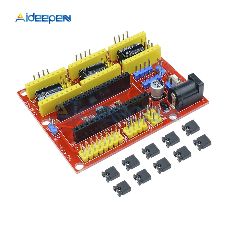 Плата расширения для щита CNC A4988 плата V2.0 V3.0 V4.0 модуль драйвера Arduino Комплект