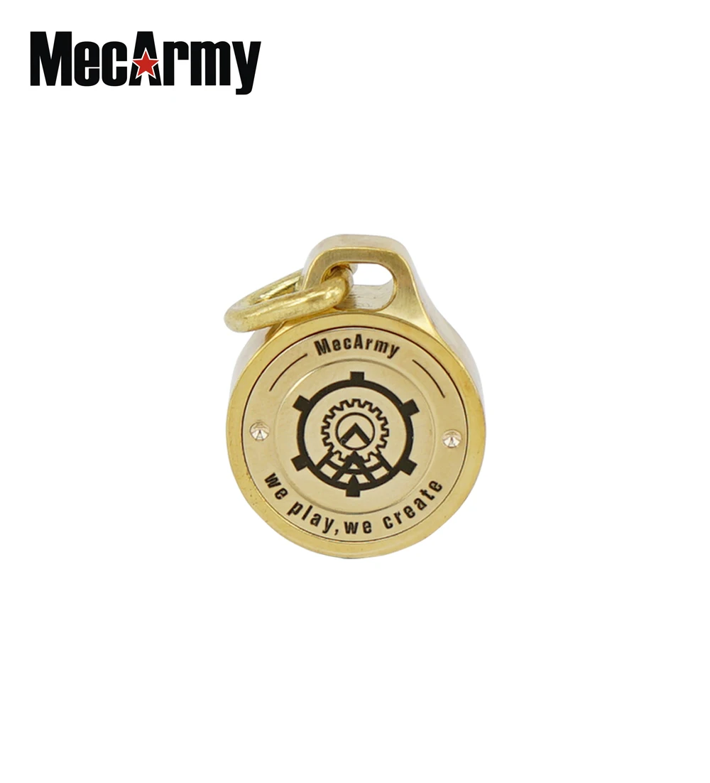 MecArmy брелок с компасом CMP T/B компас титановый/латунный направления Личный Компас