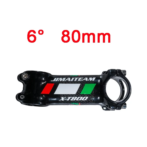 6-80mm JIMAITEAM вынос руля велосипеда из углеродного волокна велосипедный стояк руля MTB дорожный велосипед 31,8 мм угол 6/17 Bicicleta Tallo Bicicleta potencia - Цвет: 6-80mm