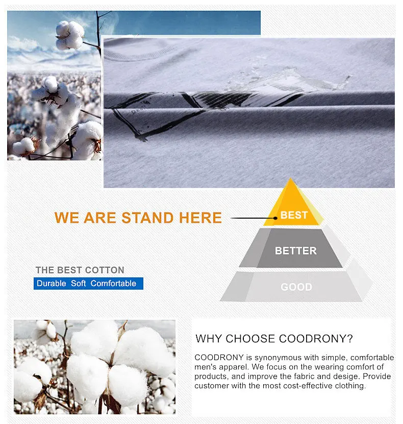 COODRONY, мужские толстовки, уличная толстовка, Мужской пуловер, весна, Новое поступление, худи, мужские модные толстовки с принтом, мужские 94002