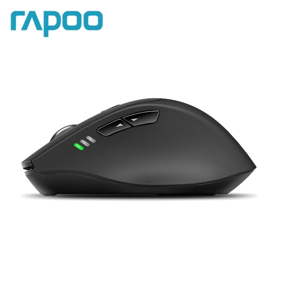 Оригинальная мультирежимная Беспроводная мышь Rapoo MT550, переключение между Bluetooth 3,0/4,0 и 2,4G для подключения четырех устройств к компьютеру
