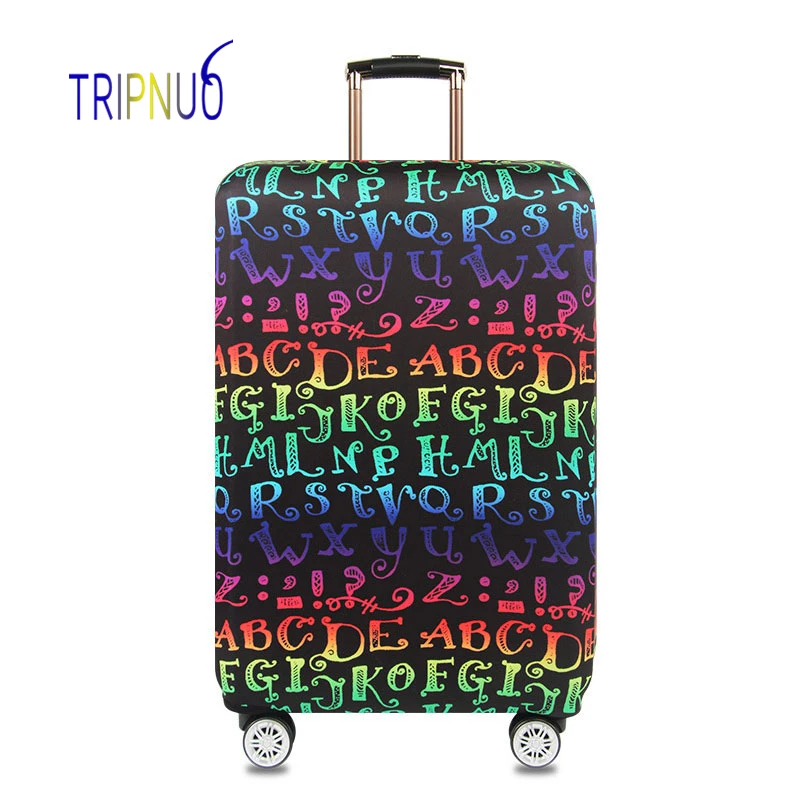 TRIPNUO эластичная ткань в стиле граффити Чемодан защитная крышка Suitable18 32 дюйма