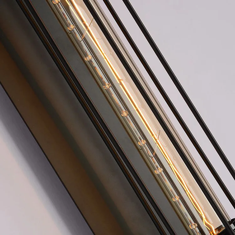 Американский Ретро промышленный ветер Эдисон железная палочка нить настенный