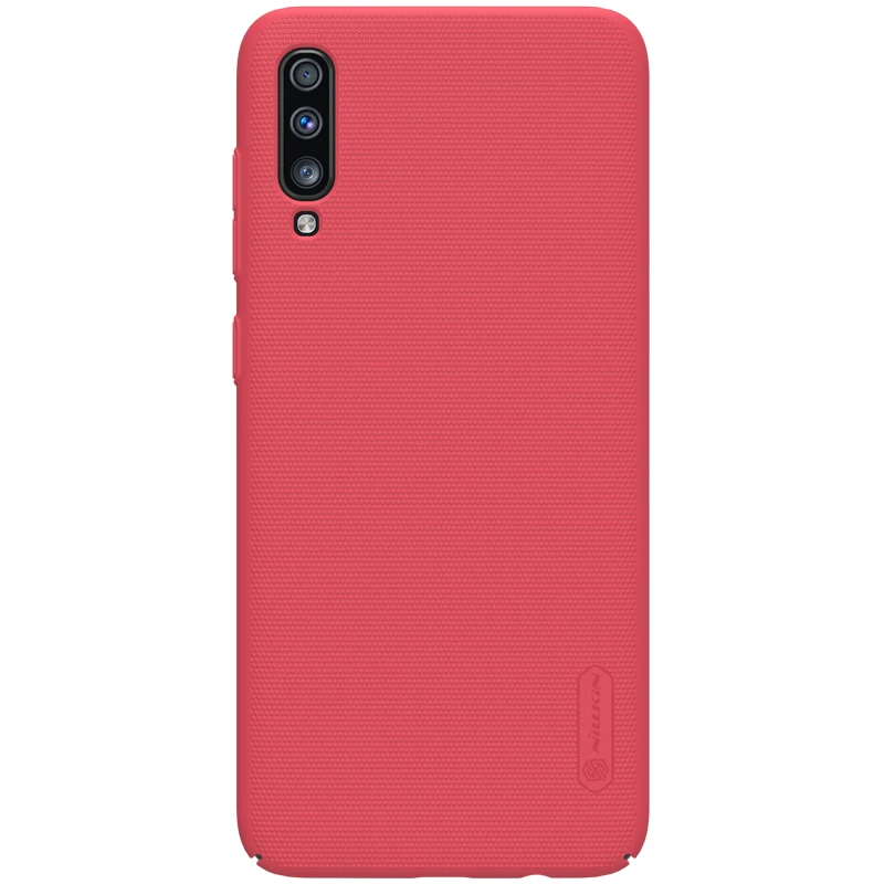 Красный Для samsung Galaxy A70 A10 A20 A30 A40 A50 A60 A70 A80 A90 Чехол чехол NILLKIN облегающий чехол s сверхматовый защитный чехол-накладка - Цвет: Красный