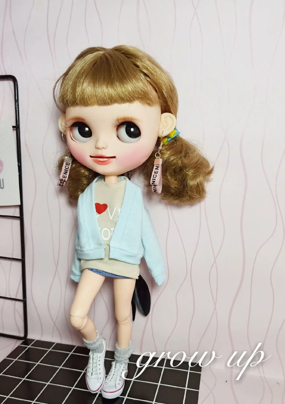 1 шт. Blyth Одежда для кукол наряд Свободный кардиган, пальто для ob24 Azone Licca Blyth куклы аксессуары