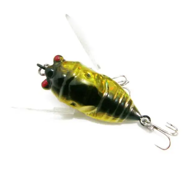 Cute 6g 40mm Hard Plastic Crankbait Minnow Fishing Lure Hook Bait Tackle Fish Hooks Cheap Random Color | Спорт и развлечения