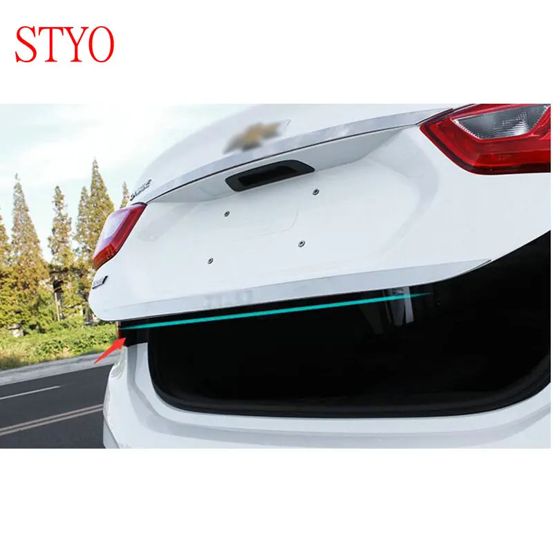 

STYO Car stainless steel Rear door LID Trunk Cover Trim for Chevrolet CRUZE 2017 2018