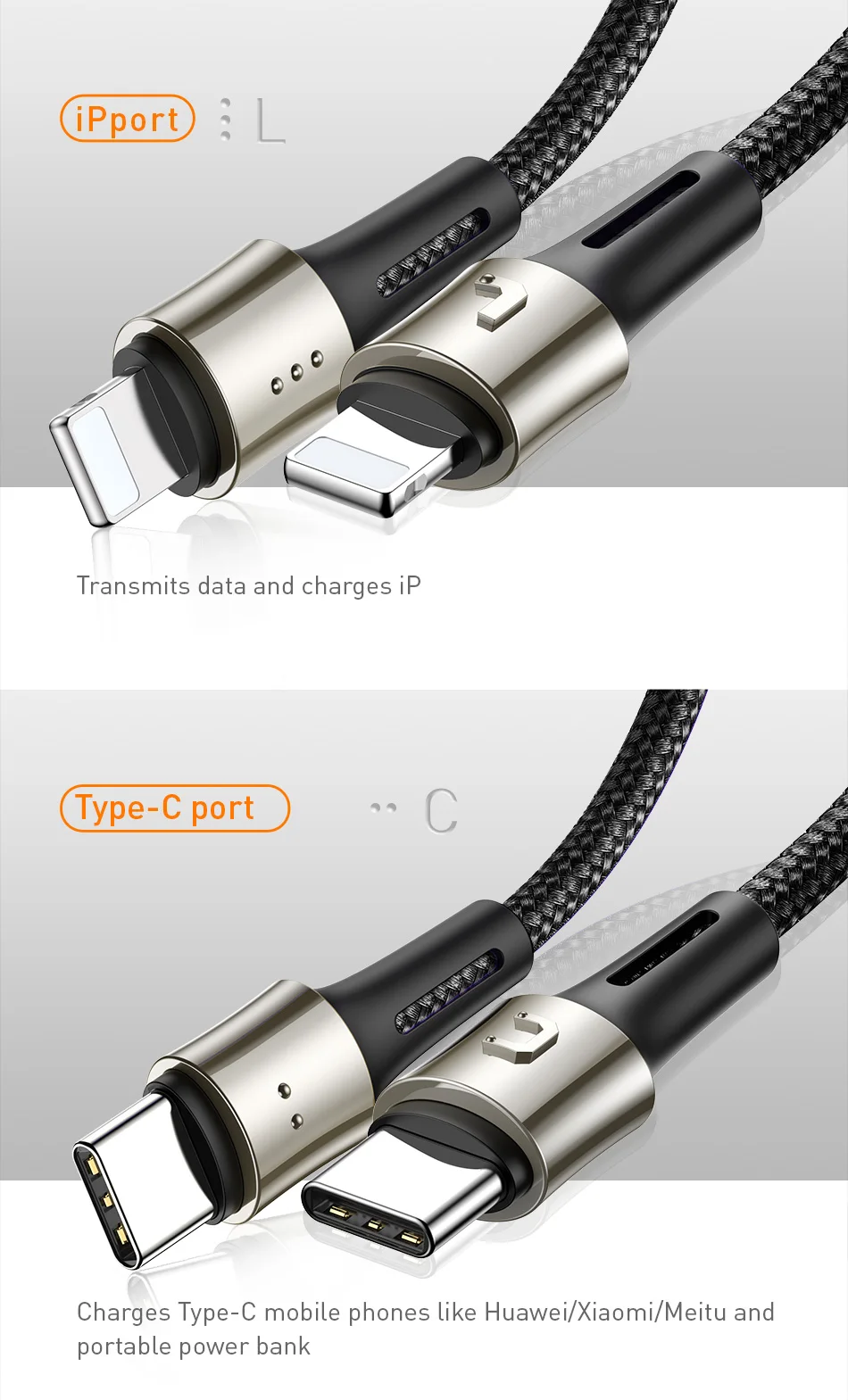 Baseus 3 в 1 USB кабель для iPhone X XR Xs 8 7 3.5A быстрое зарядное устройство рельефный дизайн Micro usb type C кабель для мобильного телефона