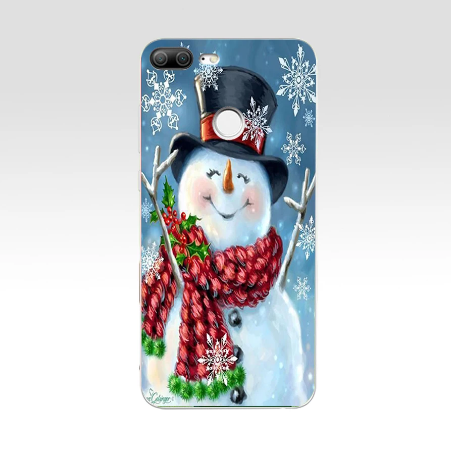15 77SD Мягкий силиконовый чехол для телефона с новогодней елкой, подарок для huawei Honor 8 9 Lite 8X p 9 lite - Цвет: 15