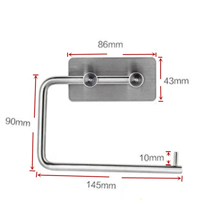 Toilet Paper Holder SUS304 Stainless Steel Tissue Roll Towel free shipping OEM Grade AAA+ Quality Warranty | Обустройство дома