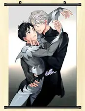 Аниме плакат YURI! На льду стены прокрутки напечатанные картины Домашний декор японский мультфильм украшения