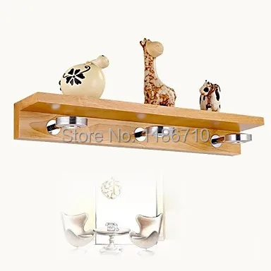 Дубовая зеркальная лампа светодиодный настенный светильник нейтральный белый