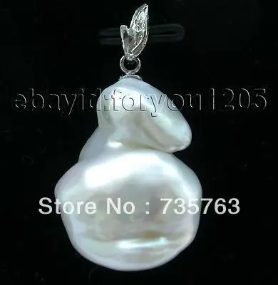 Хит 00169 натуральный белый Reborn Keshi жемчужный кулон|pearl pendant|keshi pearlspendant pearl |