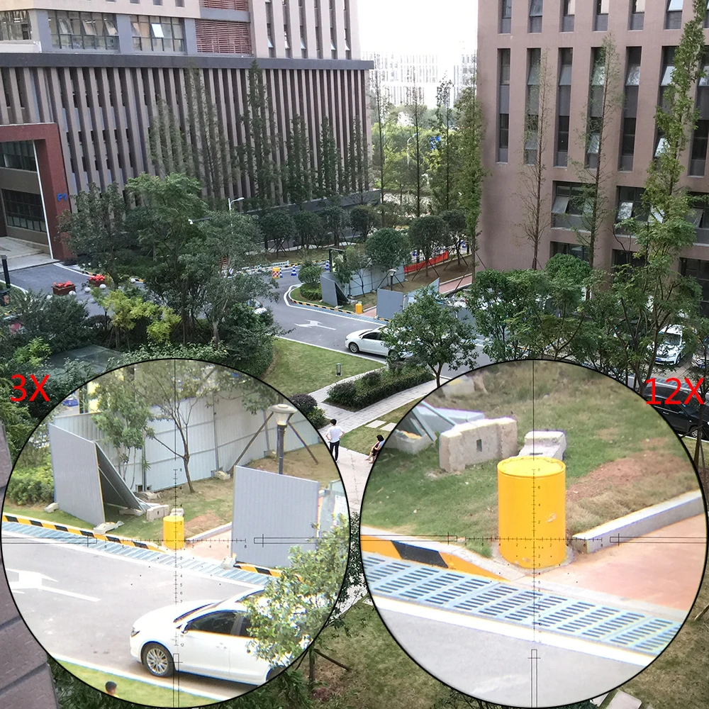 

HL 3-12X44 SF Compact Hunting Optics Riflescopes Glass Etched Reticle Side Parallax Turrets Lock Reset Shooting Scope