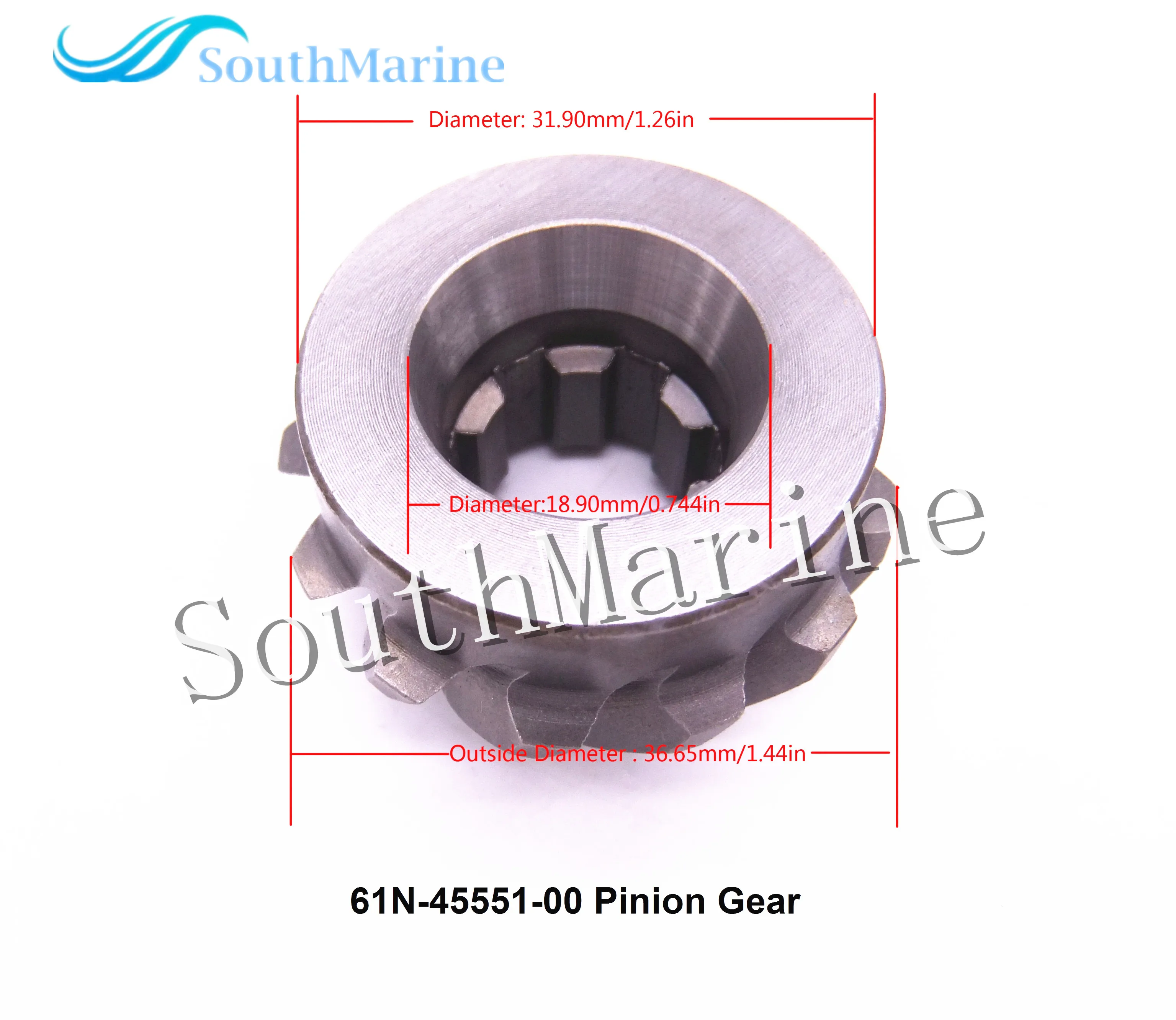 Подвесной Двигатель 61N 45551 00 Pinion & 45571 Reverse 45560 10 передний редуктор для Yamaha F25 E25B E30H 25B