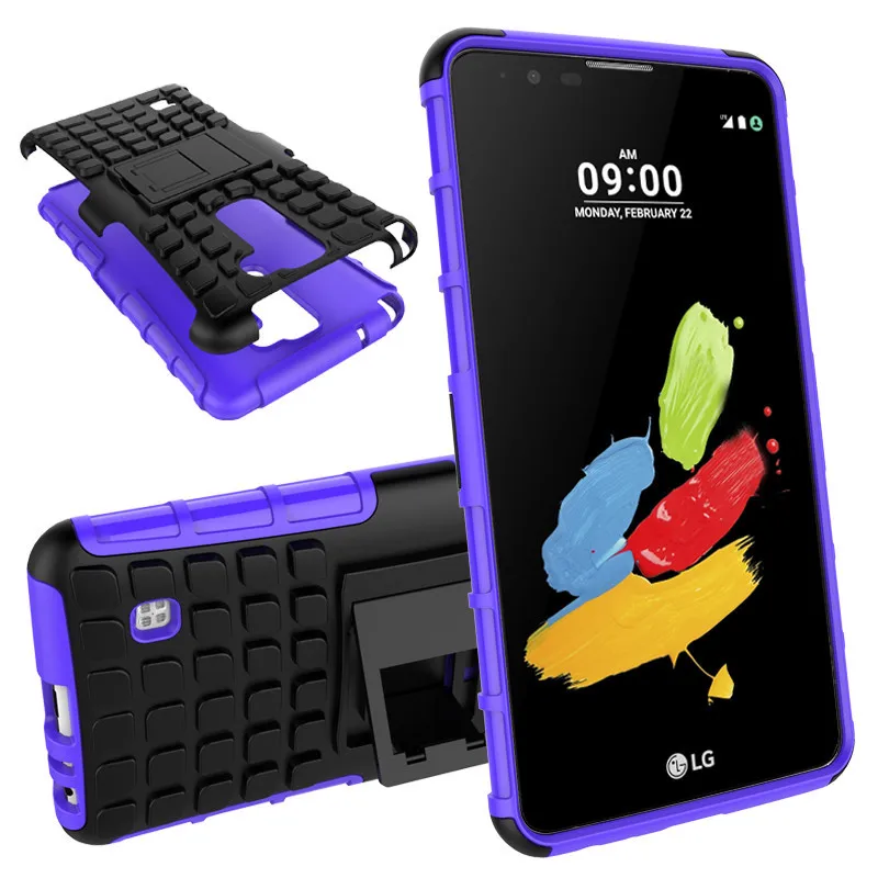 Новый чехол для LG Stylus 2 F720 телефона 2в1 двухслойная подставка сверхпрочная броня