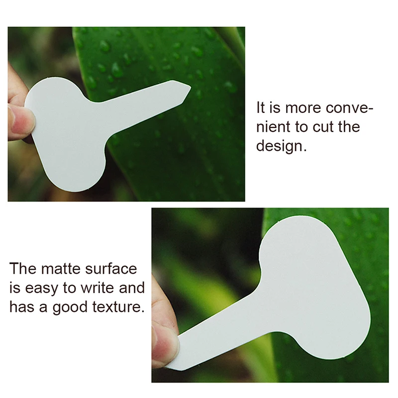 100 шт./лот бирка для растений Т образная пластиковая этикетка кормления сада