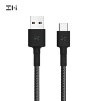 zmi 1 meter usb a to usb c cable 3a fastcharge data usb c cable for xiaomi samsung huawei mobile phone braided cable phone cable