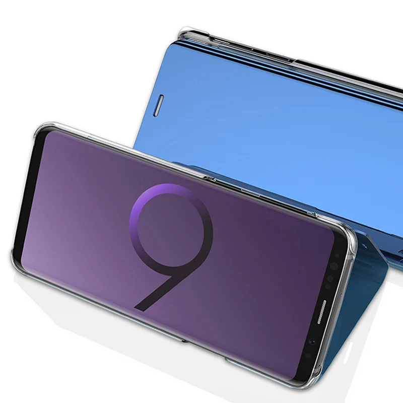 Зеркальный чехол для смартфона samsung S10 E S9 S8 S7 S6 Edge Plus Note 10 Pro 8 9 5 4 A9 star lite C8 J2 Prime