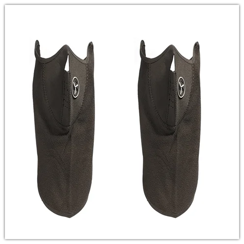2PCS-BLACK Мотоциклетная маска для лица для велосипеда флис зимний шейный охранник для SUZUKI RGV250 VS800 охранной VZ800 Marauder Bandit 650 S - Цвет: 2PCS-BLACK