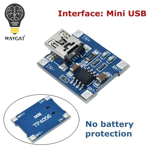 MINI USB Умная электроника 5V type-c Micro USB 1A 18650 литиевая батарея зарядная плата с защитным зарядным модулем для Arduino Diy Kit - Цвет: MINI USB