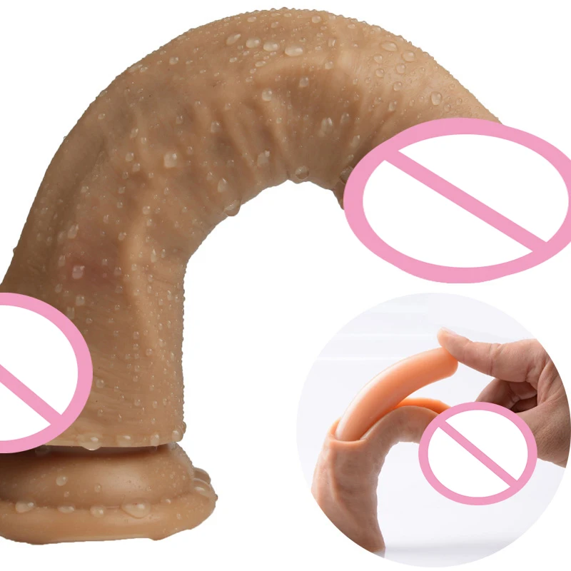 Силиконовый вибрационный фаллоимитатор с подогревом реалистичный большой на