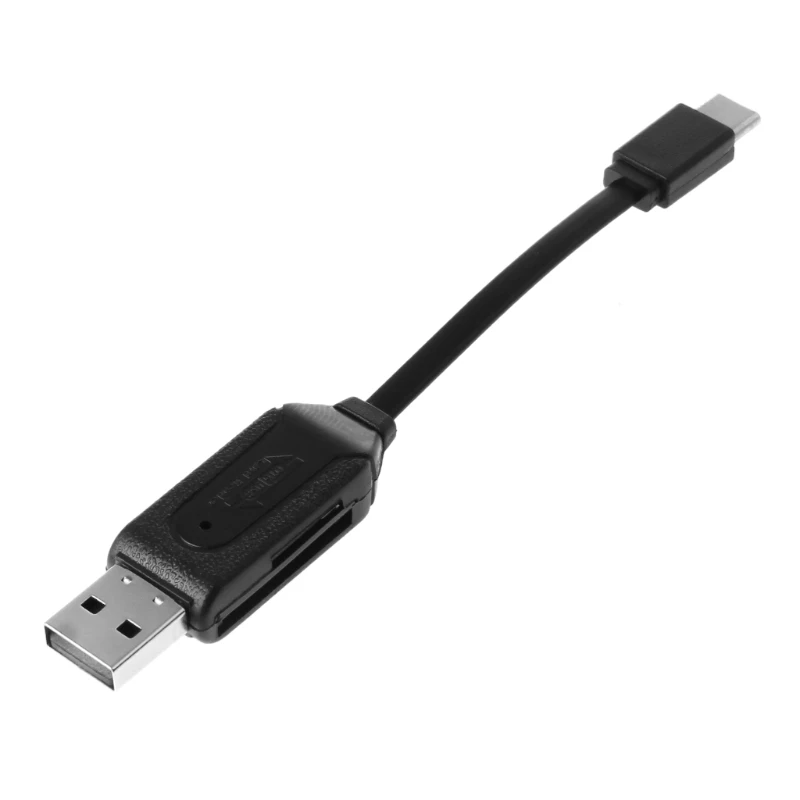 OOTDTY 3 в 1 Тип C USB SD TF Micro кардридер Переходный кабель передачи данных для S8 Note8 G6 G5