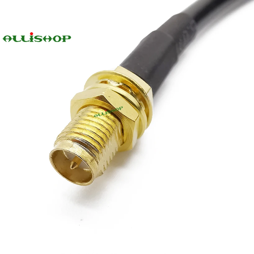 ALLISHOP Wi Fi кабель адаптер антенного кабеля с гнездовым на RP SMA Штекерный