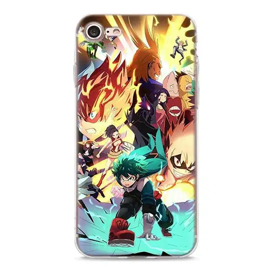 Прозрачный чехол my hero Academy для Apple iPhone 7 8 Plus 6 6s Plus 5 5S X XR XS MAX TPU мягкие чехлы Coque - Цвет: 15