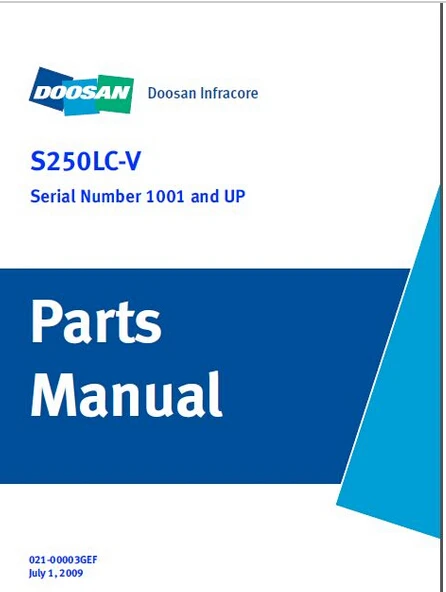 Каталоги запчастей Daios Doosan 2016 для всех производственных PDF-файлов |
