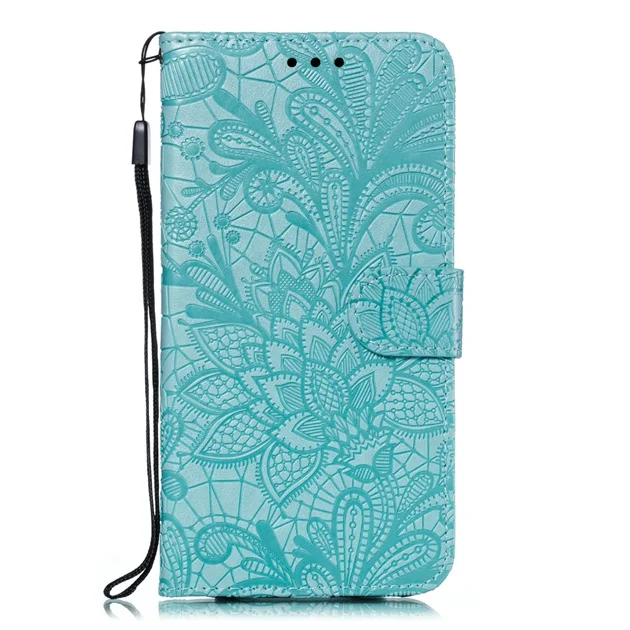 Чехол-бумажник из кожи с кружевными цветами для Huawei P30 Lite Pro Mate 20 Honor 10 10I 8S 8X чехол