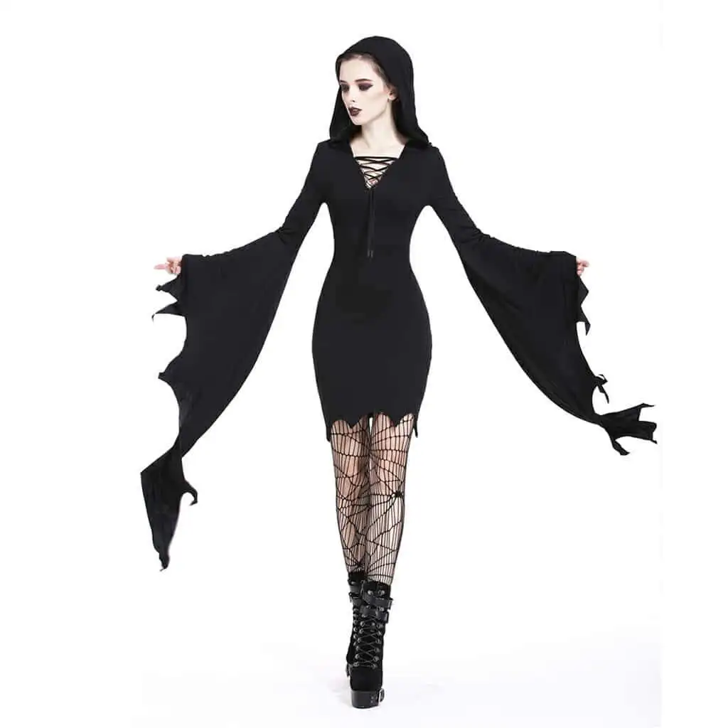 Darkinlove Для женщин Bat Стиль Готический короткое платье DW202|Женские платья| |