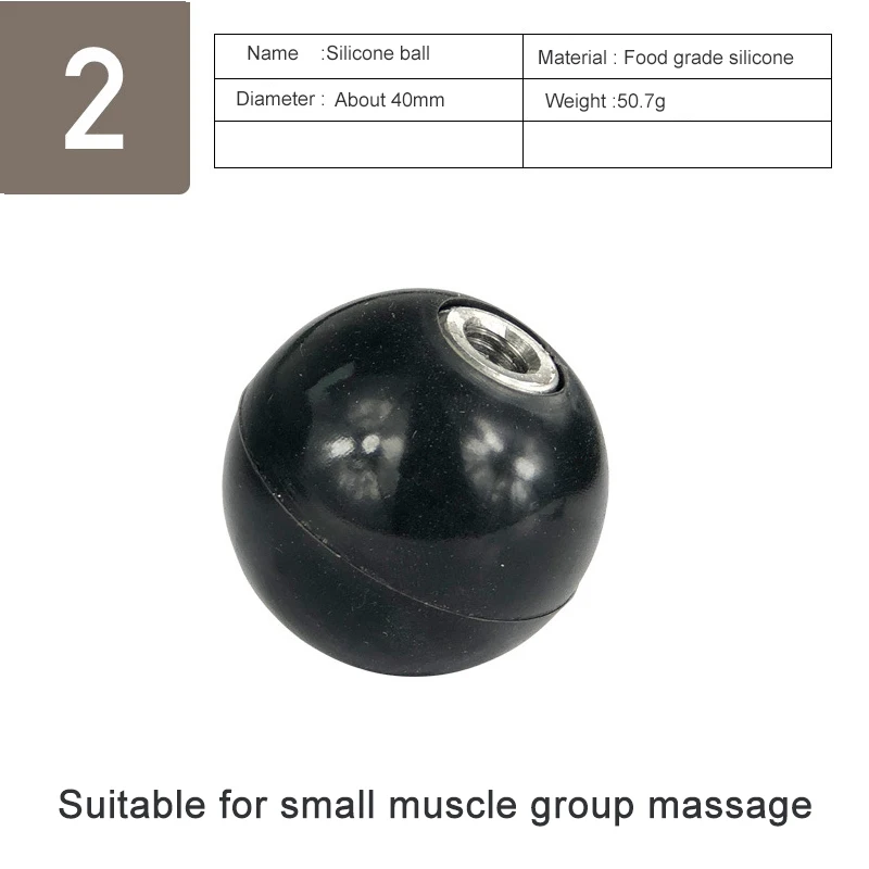 Fascial массажный пистолет для мышц, Сменные аксессуары для головы, глубокий массаж тканей, перкуссионная терапия, облегчение боли, расслабление, насадки