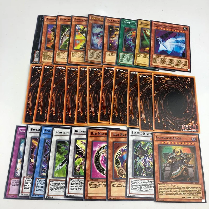 60 шт. YuGiOh редкая Бесконтактная карта Exodia волшебница Египетский Бог обелиска