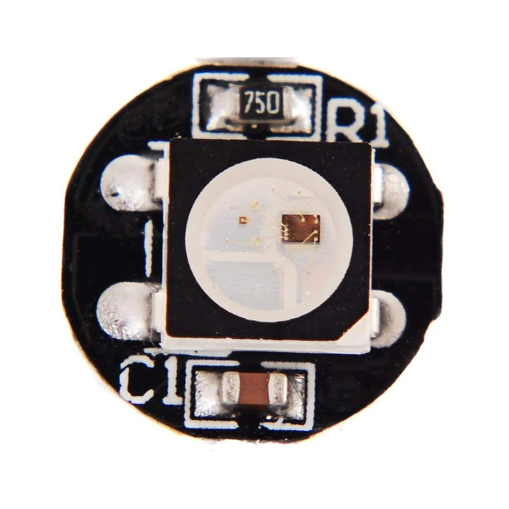 10 ~ 1000 шт 4 контактный WS2812B WS2812 светодиодный чип радиатора 5 в 5050 RGB WS2811 IC встроенный