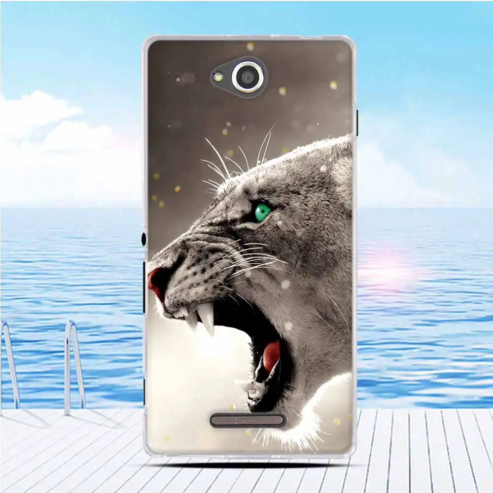 Soft Silicone Back Cover For Sony Xperia C CN3 C2304 C2305 S39 S39H Phone Case 2304 2305 |